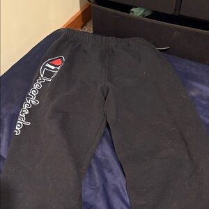 Black Cheerleader Sweatpants